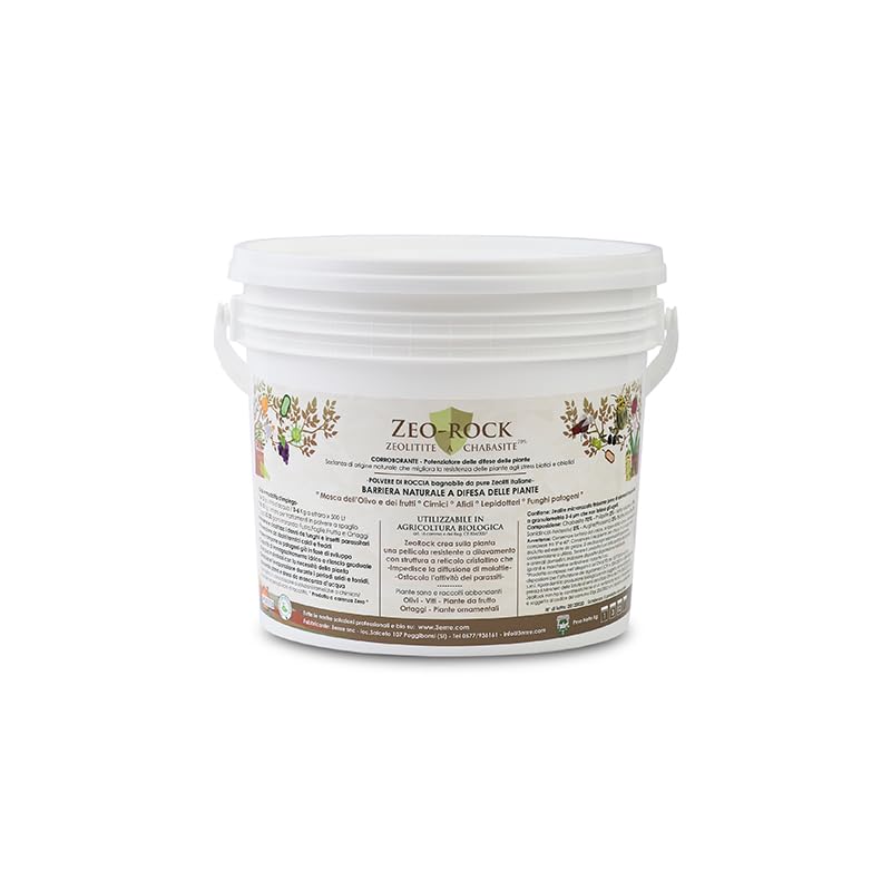 ZEO-ROCK® Zéolite italienne à chabasite très fine hydrosoluble (cicatrisant-fixateur-bouclier thermique) poudre revigorante - sac 10 kg - culture biologique de haute qualité