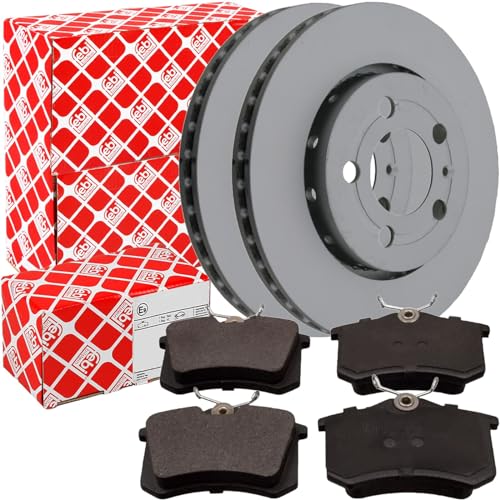 Bremsscheiben Ø256mm + Beläge hinten für S3 Golf 4 Octavia RS Leon