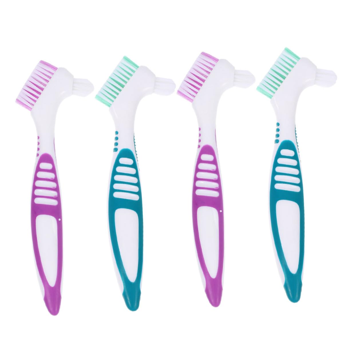 BESTYASH 4 Set Spazzola Per La Pulizia Della Protesi Pulito Spazzolino Denti Setole Difficile Pp 4 Pezzi*4