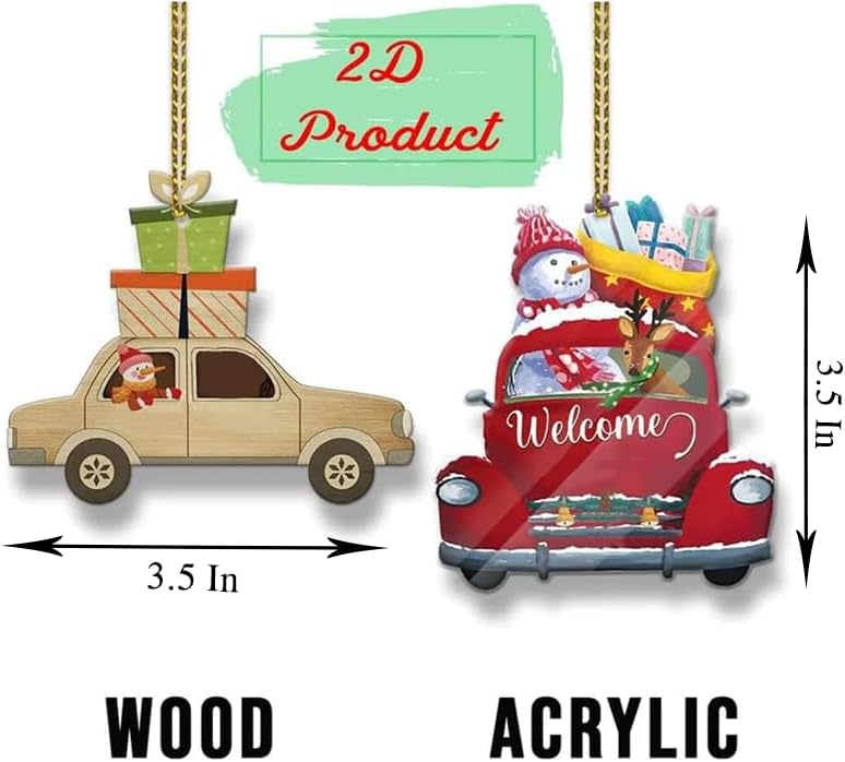 Nazenti Personalized Cane Corso Dog Christmas Ornament 2025, Custom Cane Corso Ornaments, Dogs Memorial 2D Flat Acrylic Shape Ornament Tree Decor, Xmas Gift for Pet Lovers - Image 4