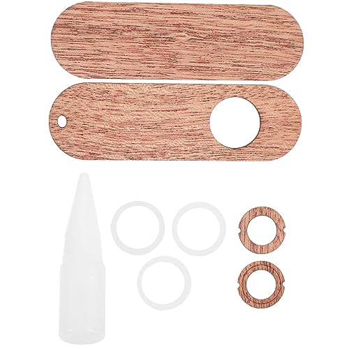 Levemolo Diy Wooden Kazoo Adults Musical Instrument Guitar Partner Kazoo Adjustable Tone