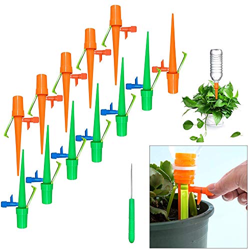 ZOOs 12 Pack AutomaticPlant Self Watering Spikes Device