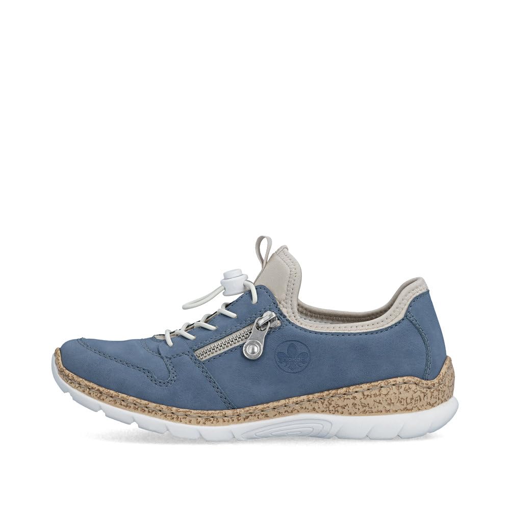 Rieker Damen Slip-On Sneaker N42G0, Frauen Halbschuhe