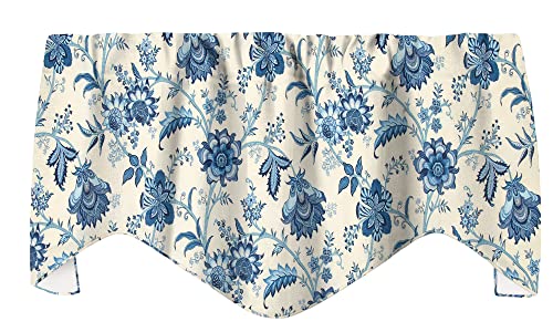 Decorative Things Window Treatments Valances Kitchen Curtains Living Room, Bedroom Drapes Blue...