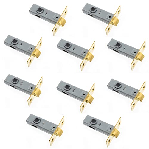 Sterling TML125 Internal 2 1/2" 65mm Brass Tubular Mortice Latch 2.5" 10 Pack