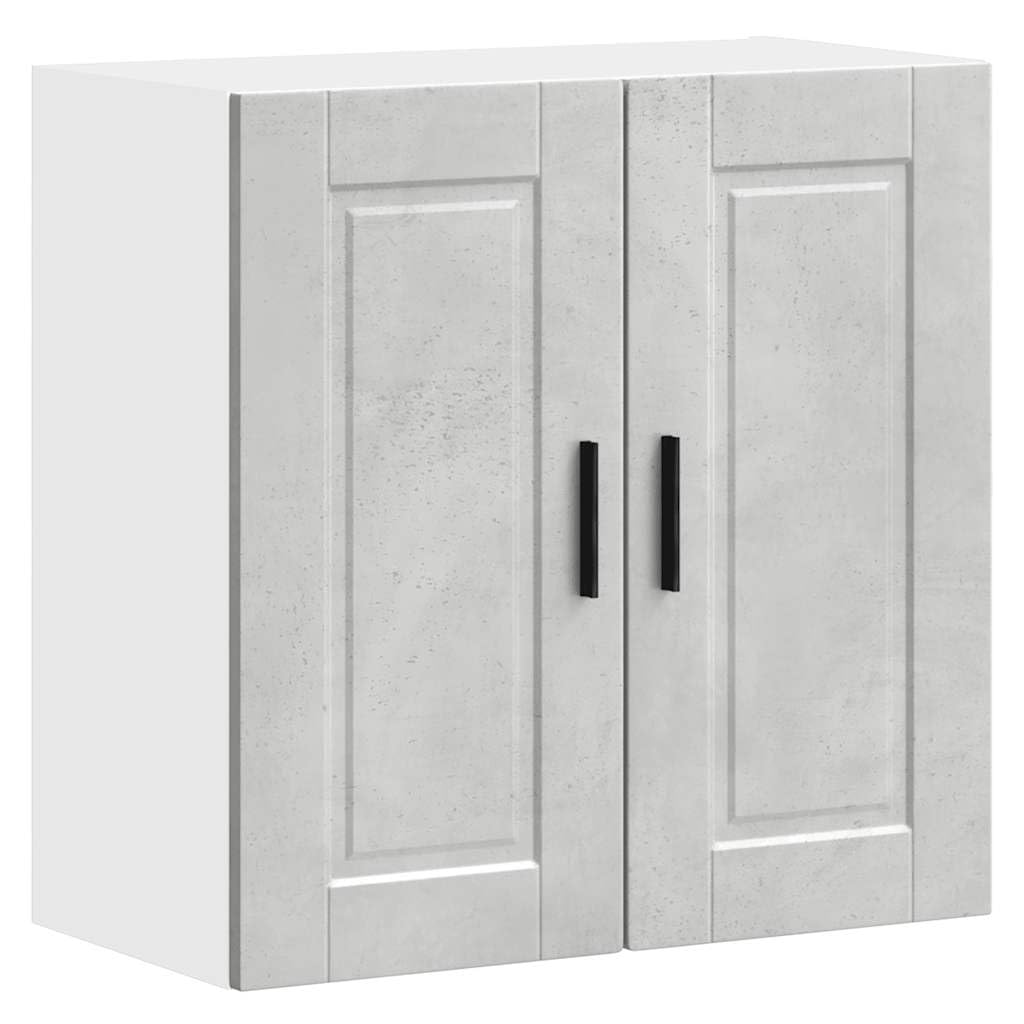 Vidaxl Concrete Grey Kitchen Wall Cabinet Porto Engineered Wood