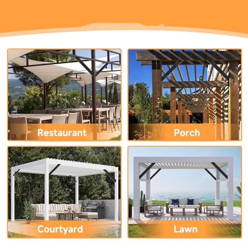 Kit de 12 soportes angulares de 45 grados para vigas, soporte resistente para estructuras de madera, ideal para pérgolas, cenadores y casas de árbol miniatura 7