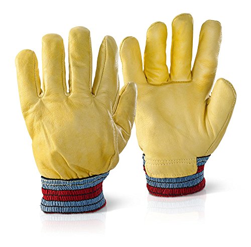 FREEZER GLOVES ONE PIECE BACK YELLOW