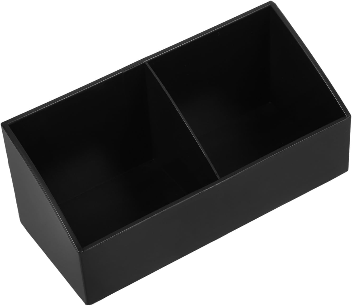 Tea Bag Organizer Box, 2-compartment PP Sugar Holder