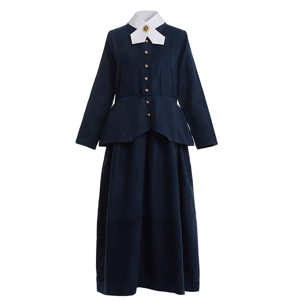 GRACEART Victorian Mary Poppins Edwardian Nanny Costume Adult Outfit (2XL)