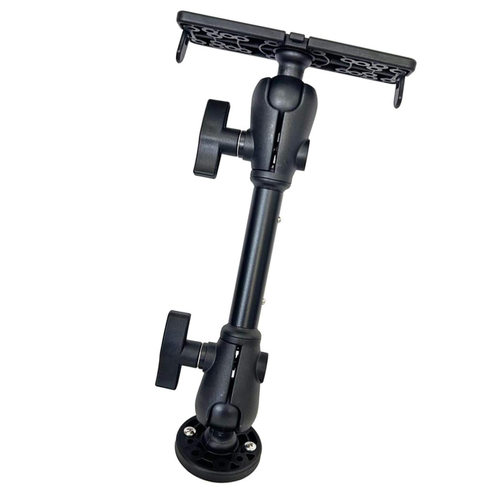 fexxkg Adjustable Fish Finders Mount Base With 360 Degree Kayak Fish Finder Bracket For Easy Viewing Adjustable Fishing Access