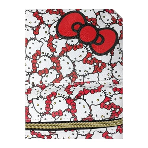 Fast Forward Hello Kitty Red Bow All Over Print 16in Leather Backpack3