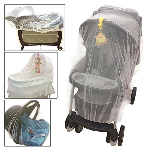 Croc n frog Mosquito Net for Baby Stroller, Crib, Pack and Play, Bassinet