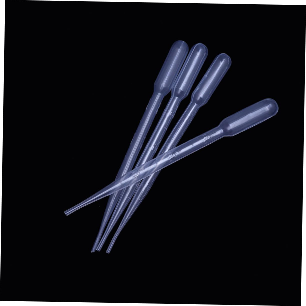 300pcs Graduated Plastic Droppers Pipettes for Essential Oils Mini Transfer Pipettes Scale for Chemistry