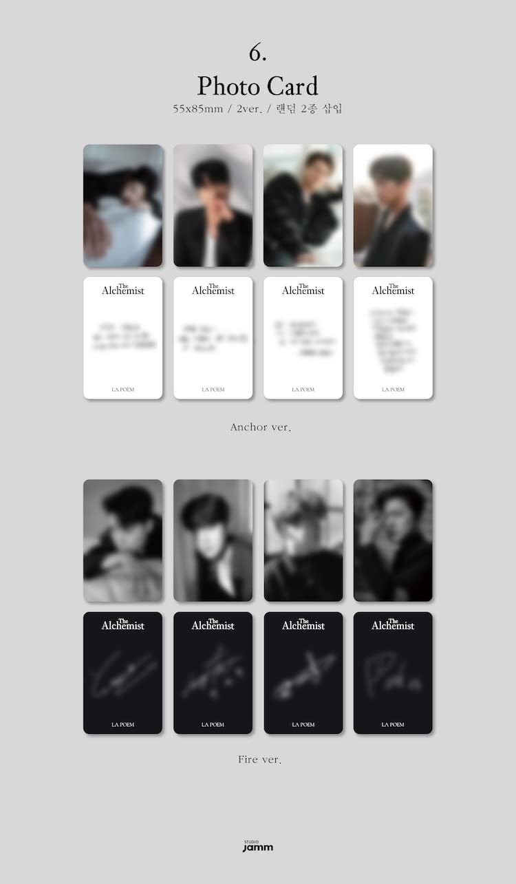 LA POEM - 2nd Mini Album The Alchemist CD (Anchor+Fire ver. SET)