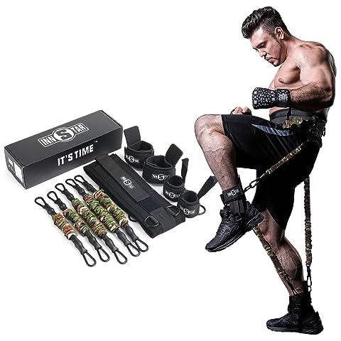 MMA Boxing Training Natural Latex Resistance Band Set Cover