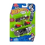 Hot Wheels Skate - Tony Hawk - Metallic Skateboard and Car (Cruise Bruiser)