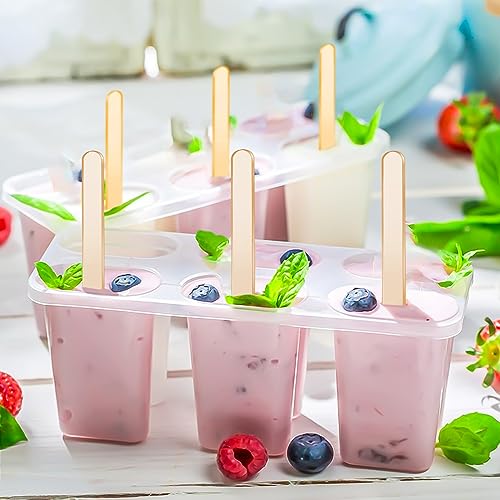 30 Stück Acryl-Stäbchen, wiederverwendbare Eisstiele, Eisstiele, Kuchenformen, Mini-Eisstiele, Kuchenstiele, für selbstgemachtes Eis, Kuchen, Desserts, DIY-Kunst (11,4 cm, mehrfarbig)