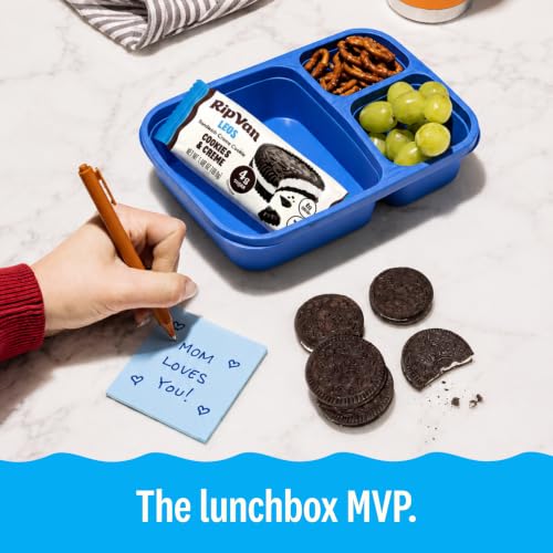 Image of Rip Van LEOs - Cookies and Cream Sandwich Cookies - Low Sugar Snack Cookies - Low Carb Snack - Diabetic Snacks - 40 Low Sugar Cookies (10 Packs of 1.69oz)