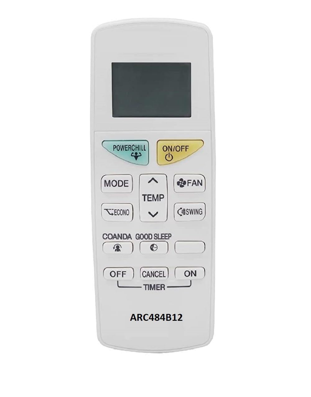 TMQ AC Remote Control Compatible for Daikin Split AC Remote [Compatible for Daikin AC Remote] AC-132D White-image-16