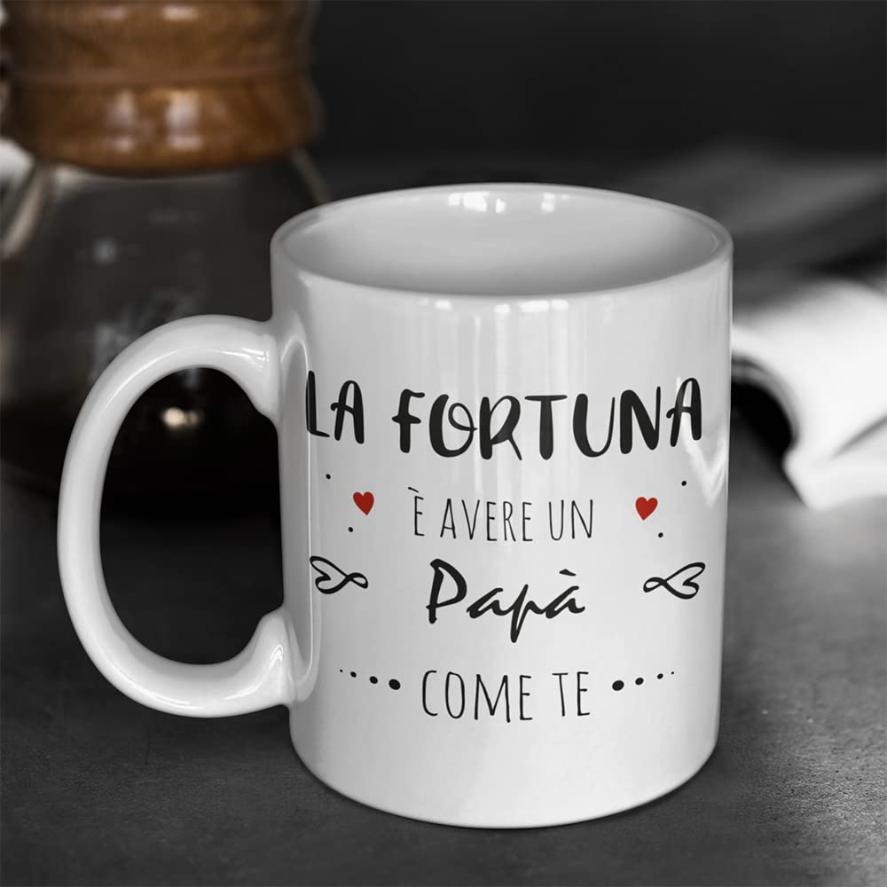 Tazza Personalizzata Per Papà - Regalo Divertente Per Compleanno, Natale O Festa Del Papà - Ceramica Da 270 Ml - Foto 7