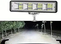 1 barra de LED para carro, motocicleta, 72 W, 4 x 4, 24 barras de LED, off-road, SUV, ATV, trator, caminhões, barco, escavadeira, 12 V, 24 V, LED