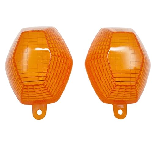 Yecnecty 1 par de intermitentes delanteros y traseros para motocicleta, lentes amarillas para Suzuki DL650 V-Strom DL1000 DR-Z 400/E/S/SM SFV650 GSF 1200 Bandit
