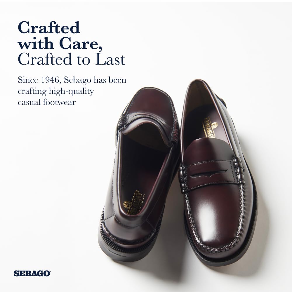 SEBAGO Classic Dan W Mocasín & Zapatos náuticos Mujeres Negro/Blanco Mocasín