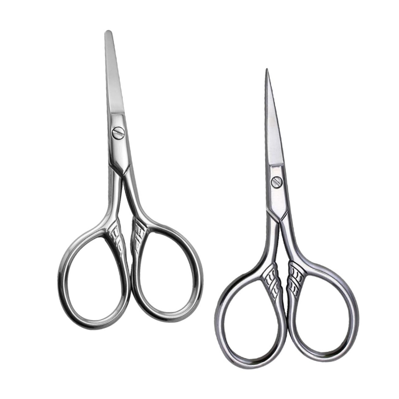 Healeved 10pezzi Inossidabile Per Grooming Per e Sopracciglia Affilata e Arrotondata Strumento e Resistente