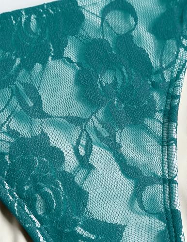 Image of seamoly Women's Bikini Sets Halter Neck Crochet Colorblock Two Piece Swimsuits Open Back Sexy High Cut Thong Bathing Suit