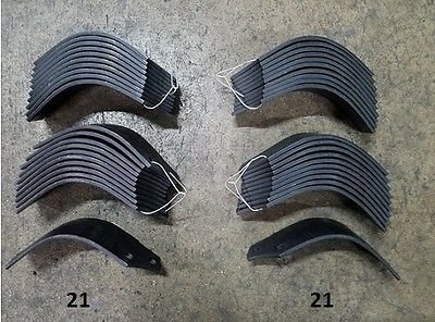 21 Each LH&RH Tiller Tines for Phoenix T10-58GE Tiller Full Set 4811400/4811401