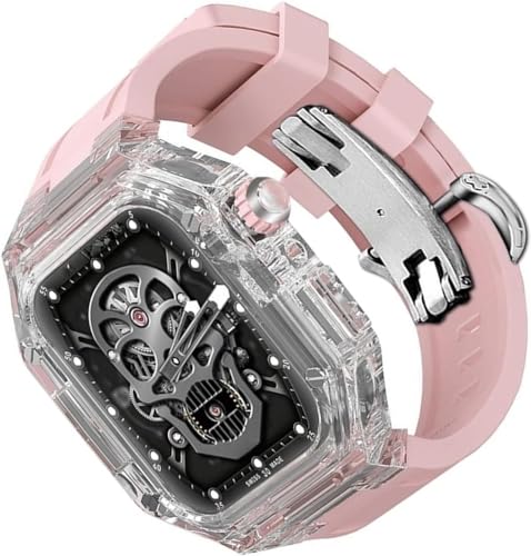 Bracelet de montre en caoutchouc SCHIK transparent pour iWatch du sport au bureau