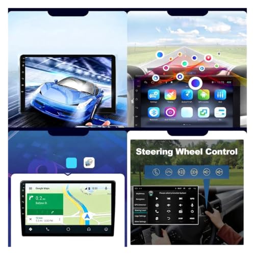 Sistema Android para coche compatible con Peugeot 407 de 2004 a 2011 con pantalla Carplay 2.5D 4
