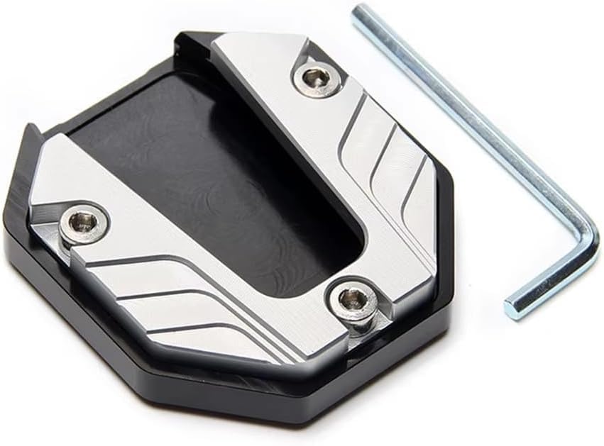 Extension de béquille latérale pour Yamaha XSR900, support stable en aluminium argent