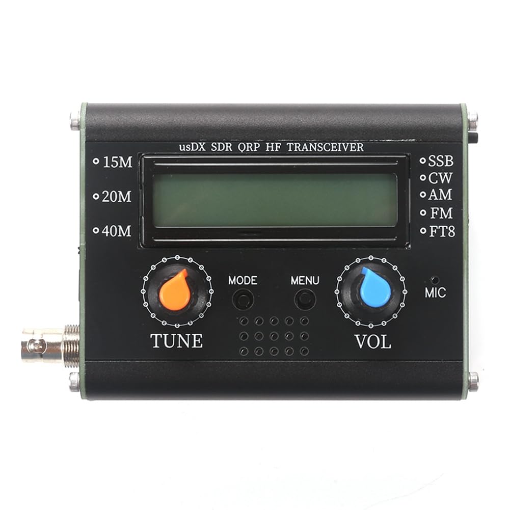 rieder Émetteur-récepteur sans fil portable USDX SDR QRP émetteur-récepteur radio amateur 3 bandes avec microphone à main