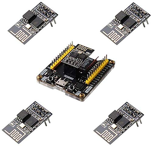 Buy 5pcs ESP01 ESP-01s Wireless WiFi Module+Code Burner/Download Tool ...