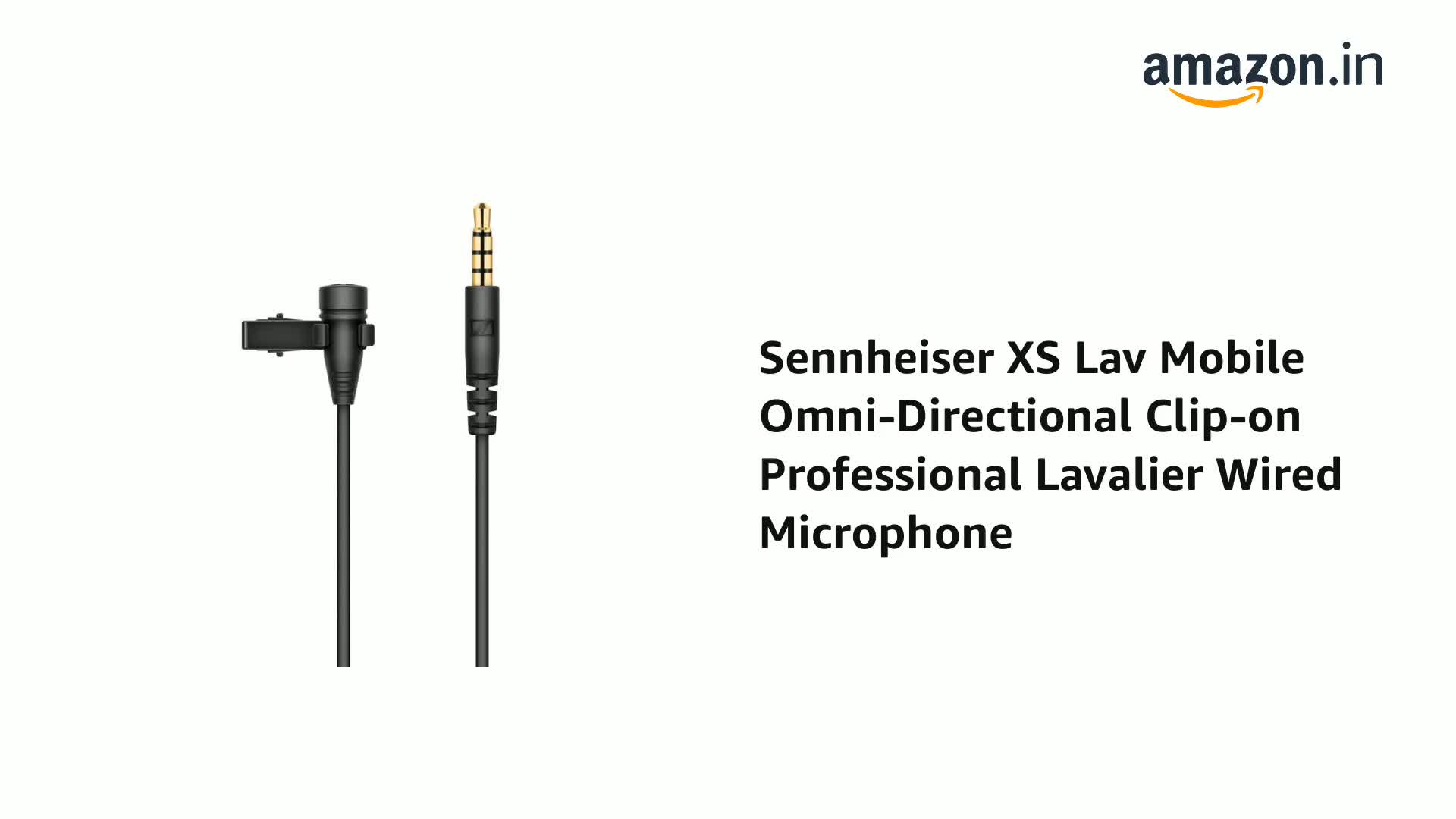Sennheiser XS Lav Mobile Omnidirectional Lavalier Microphone | 3.5
