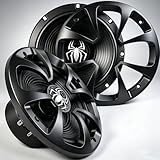BOYMUSCK Upgraded 6.5' Coaxial Car Speakers, 800W Max 4 Ohm Car Audio Speakers High-end Silk Dome Tweeter, Plug & Play Installation, Durable Design - Pair