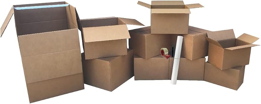 Wardrobe Moving Boxes Kit, Small, Medium, Large & Shorty