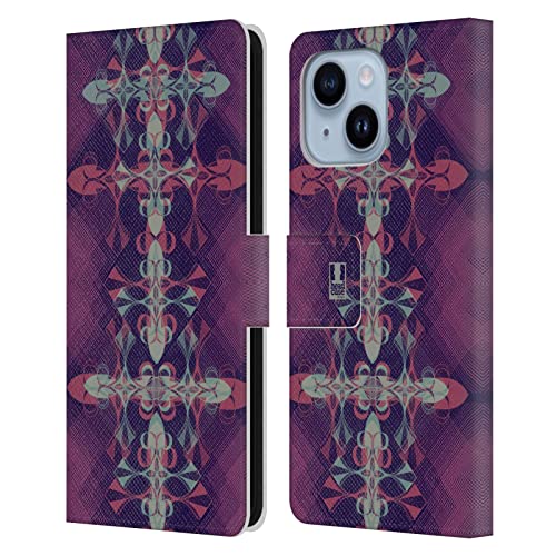 Housse iPhone 14 Plus motif gothique kaléidoscope pour sécuriser vos cartes en déplacement