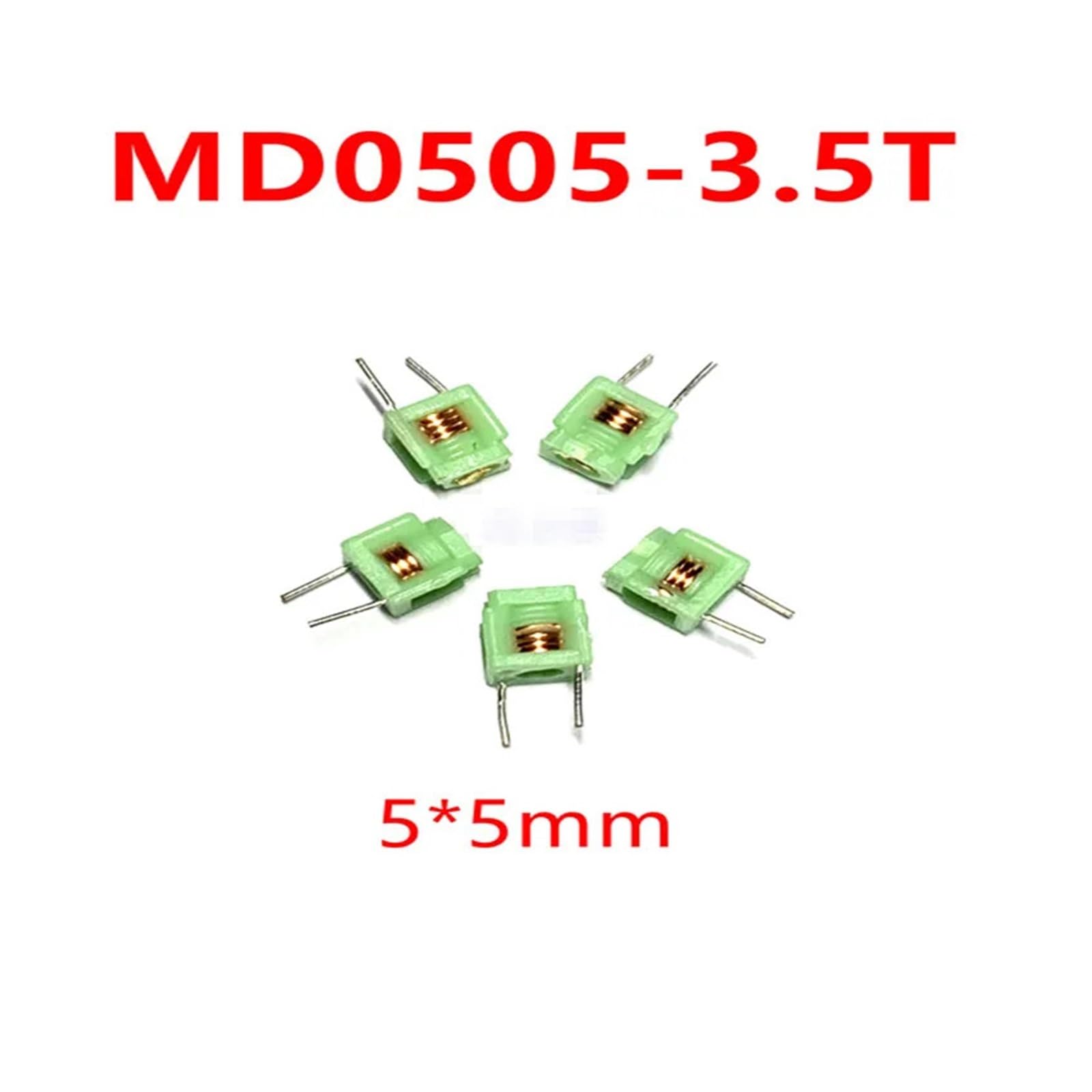 Assortiment d'inducteurs variables de 100 pièces, bobine réglable, 1.5T-5.5T