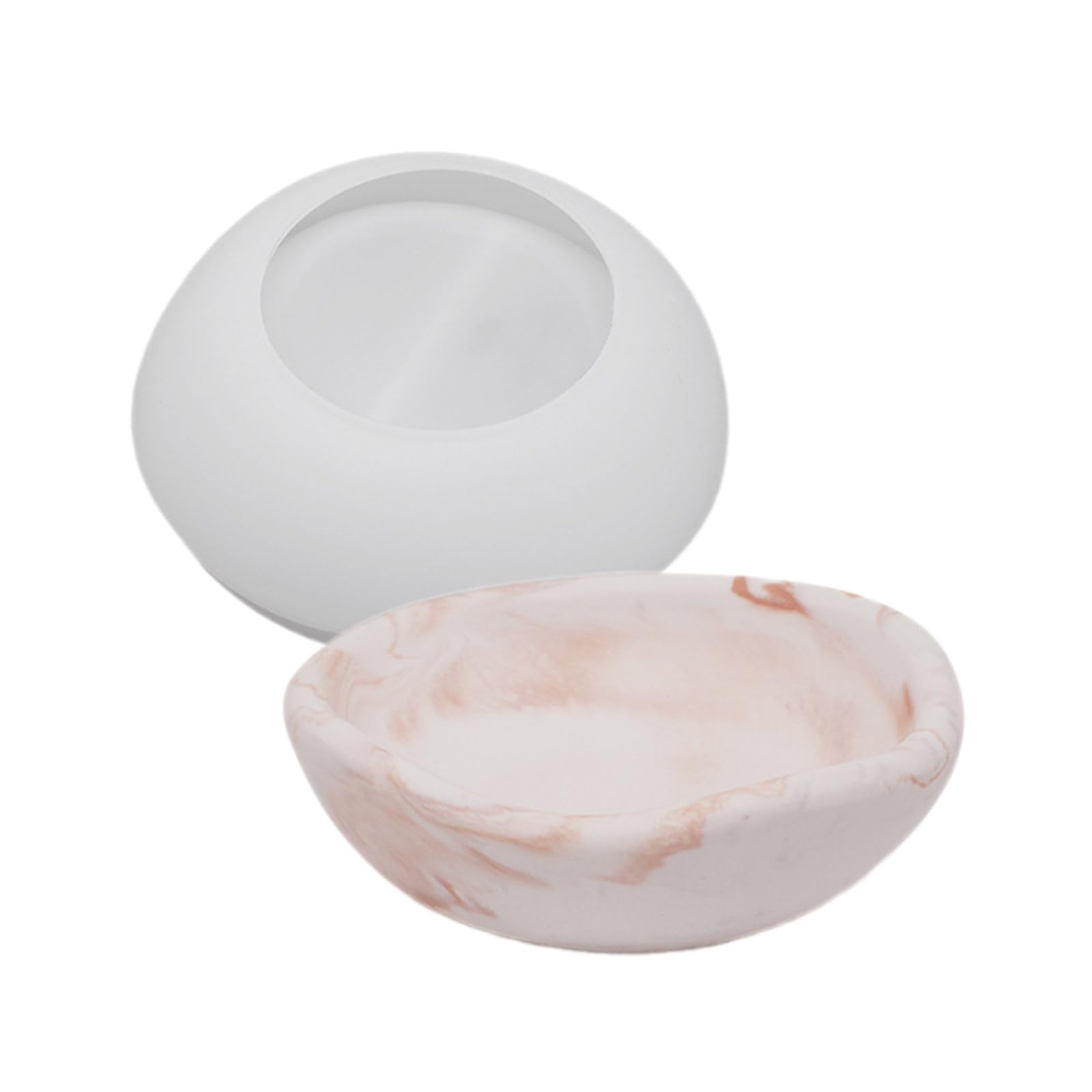 Tsophreniq Irregular Bowl Cup Molds Flowerpots Silicone Epoxy Resin Plaster for Home Decorations Flowerpots Irregular Bowl Cup