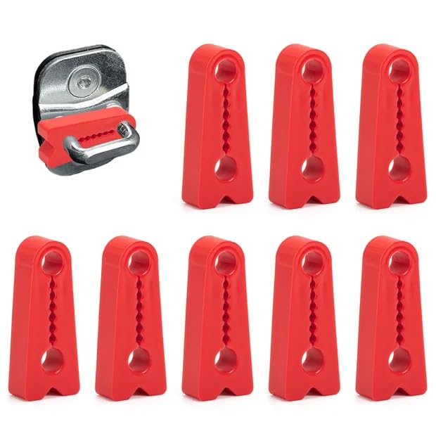 Amortiguador para Puertas de Coche, 8 Unidades de amortiguadores para Puerta de Coche, Cubierta Protectora de Silicona para pestillo de Puerta, Almohadillas anticolisión, Almohadillas amortiguadoras