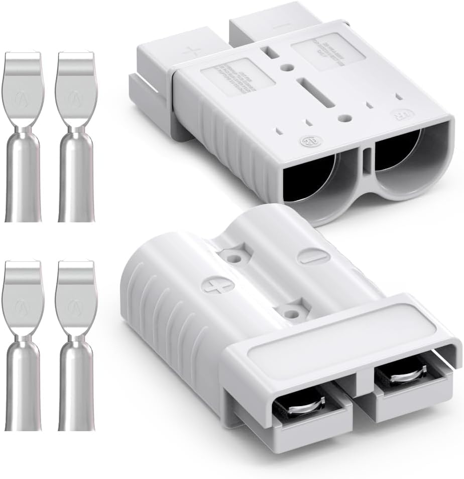 Anderson Connector SB120 Amp Silver coated lugs,|High Temperature Capacity, up to 4AWG Silicone Flexible Wire can be connected, for Batteries, UPS, Inverters.-image-15