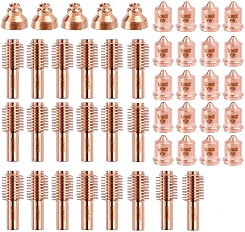 40-Pack Plasma Cutter Electrodes - Model 220669, Fits 45 Series Torch Consumables