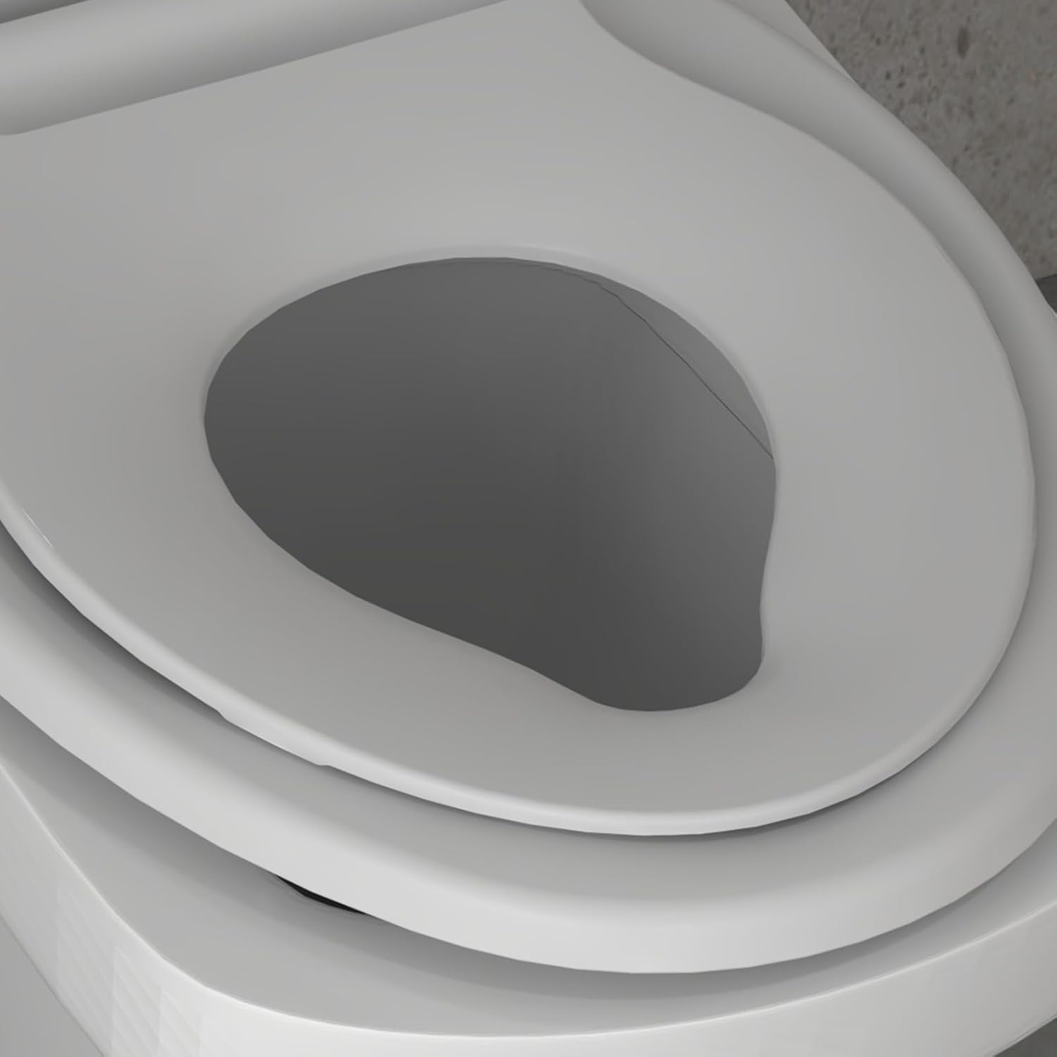 Toilet Seat with Step Stool, Toilet Seat for Kids Toddlers Boys & Girls - Comfortable Safe Elongated Toilet Seat with Anti-Slip Pads & Built-In Training Toilet Lid