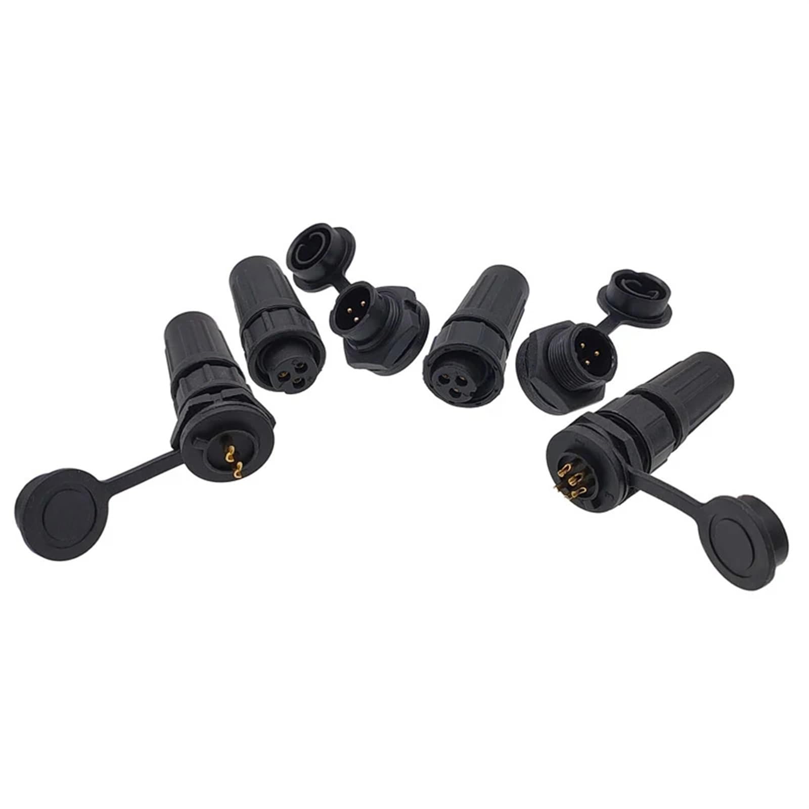 Connecteur d'aviation PY07 Z108 à baïonnette 2 broches en plastique