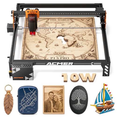 Image of Laser Cutter ＆ Engraver Machine,with 380x370mm Large Working Area, WiFi Control, Engraves and Cuts Wood