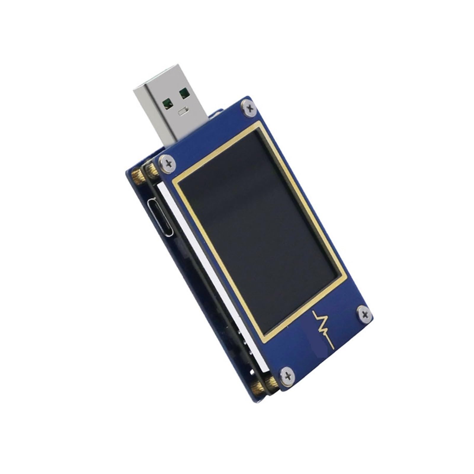 Tester USB Tester USB szybkie ładowanie 1,77 cala linia danych detektor głowicy ładującej woltomierz cyfrowy amperomierz miernik napięcia prądu