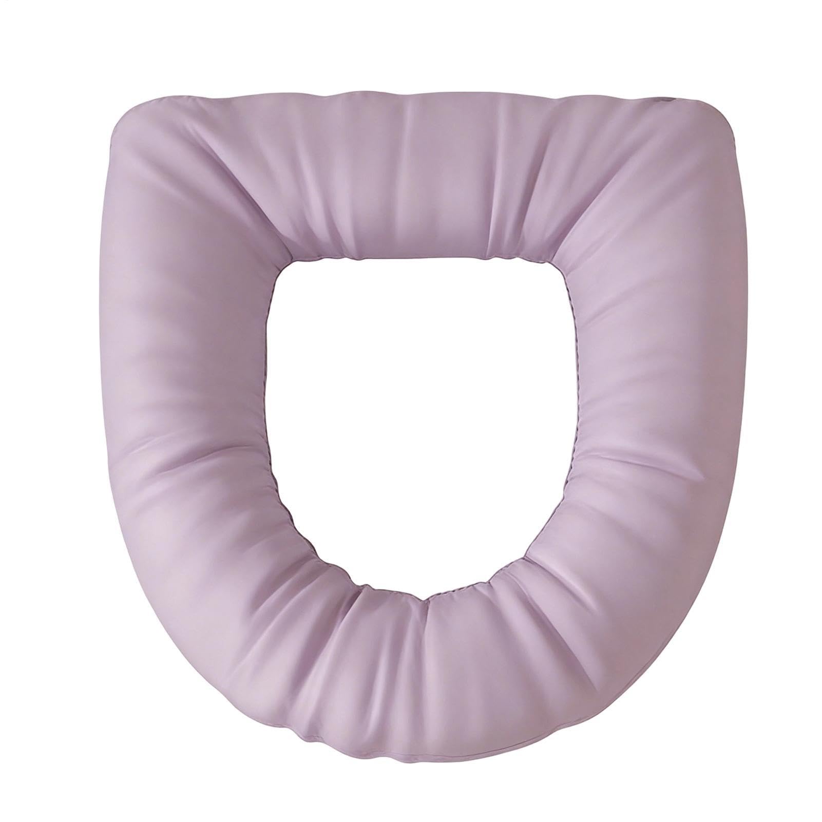 Cuscino per sedile WC - Cuscino per panca lavabile, scudo anulare flessibile, protezione igienica in peluche | Attrezzature di sicurezza per WC, unità di decompressione per appartamenti